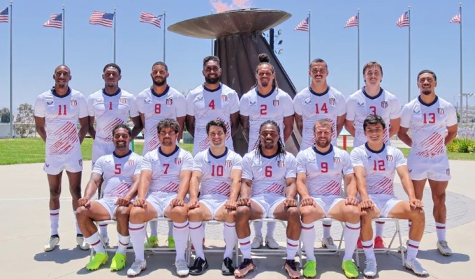 The USA Men's Olympic 7s team.