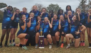 NC girls with their trophy.