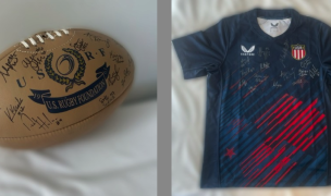 Bid on the signed ball or the signed jersey ... or both!