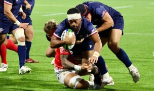 Tavite Lopeti gets close to the line. Photo USA Rugby.