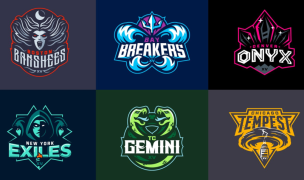 The logos of the six WER teams.