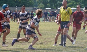 Yale pulled off an impressive win vs Boston College. Photo Yale Rugby.