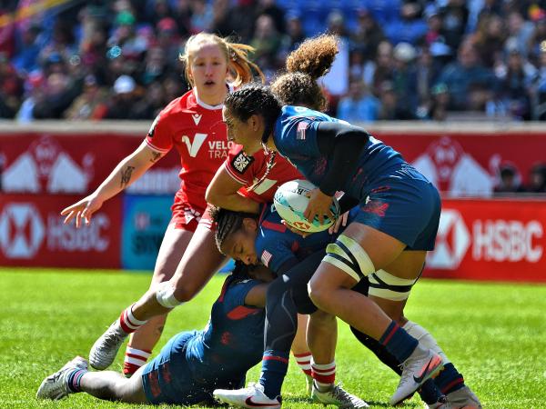 USA in the 2026 USA 7s in New York. Photo David Hughes.