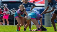 Girls action from the NAI 7s. WadeB Photo.