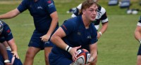 Mary Washington in stripes, Mount St. Mary's in blue. David Hughes photo.