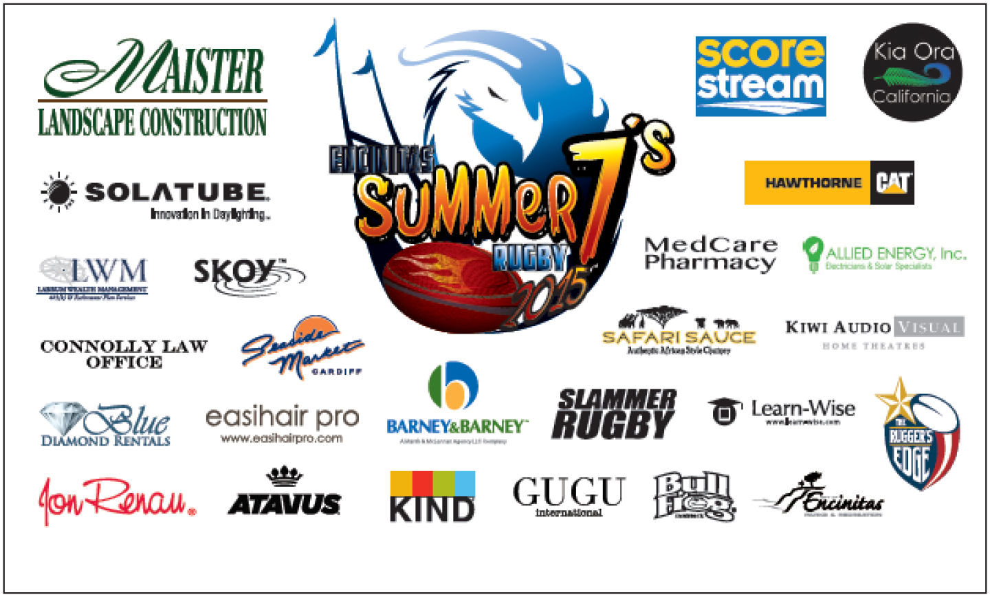 2015 Encinitas Summer 7%27s Sponsor and Photo Banner