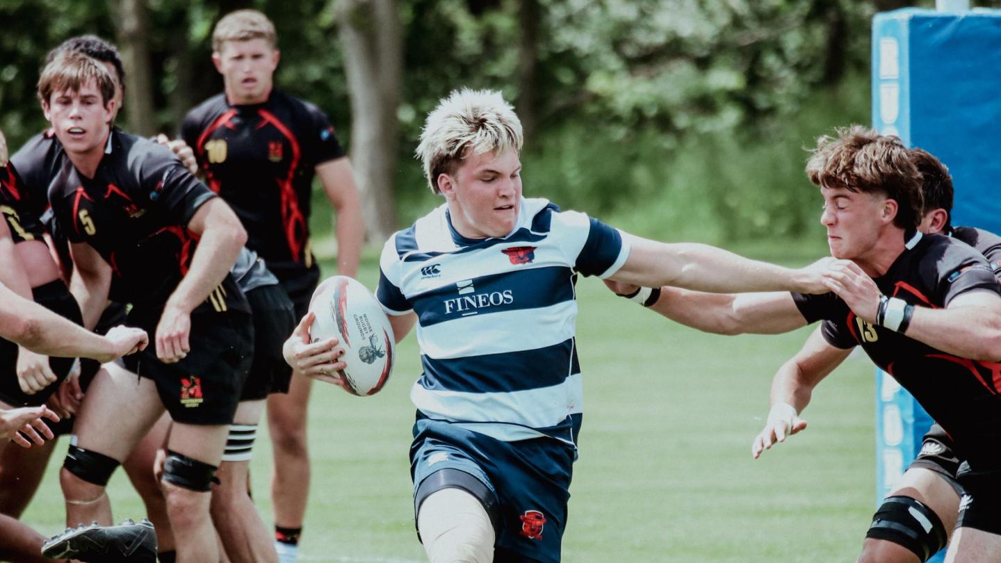San Diego Mustangs vs Charlotte Cardinals in the 2025 Boys HS Club Final. Photo Griff Hastings.
