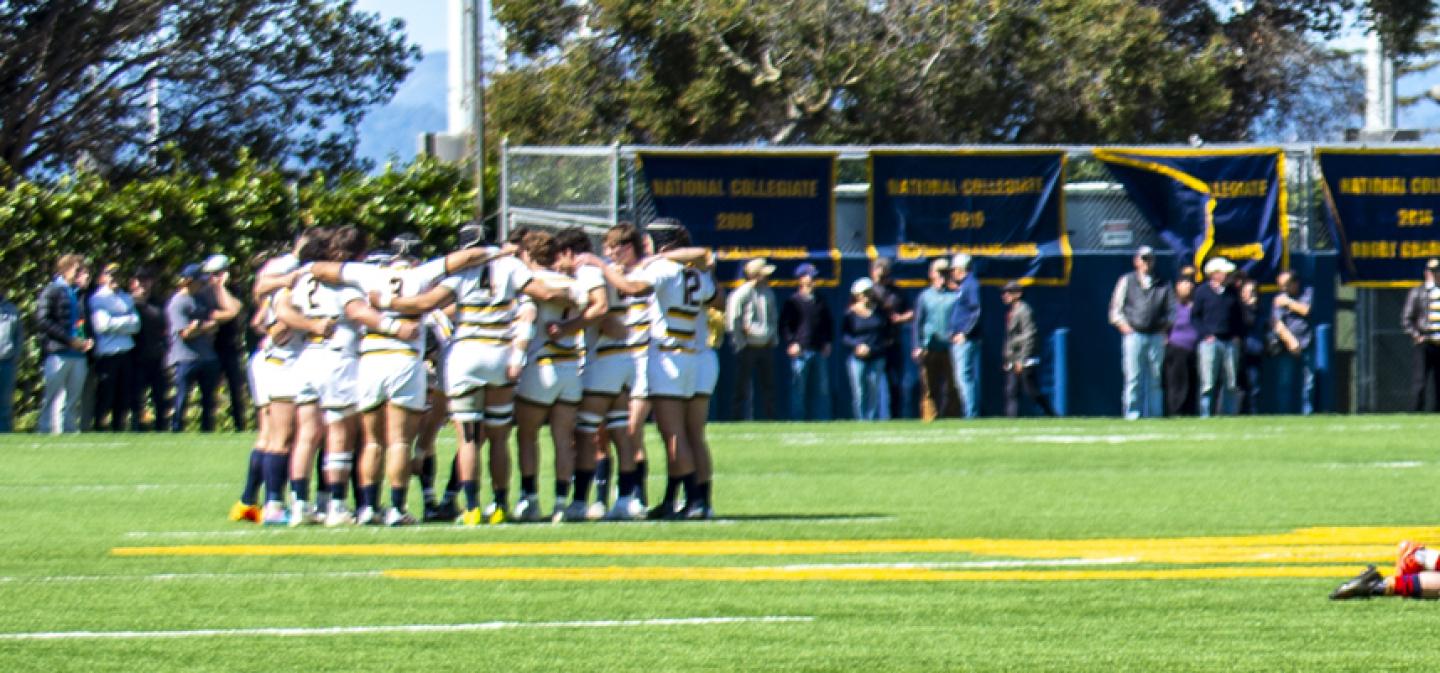 230325 st. marys at cal barpal 0927 cal huddle 