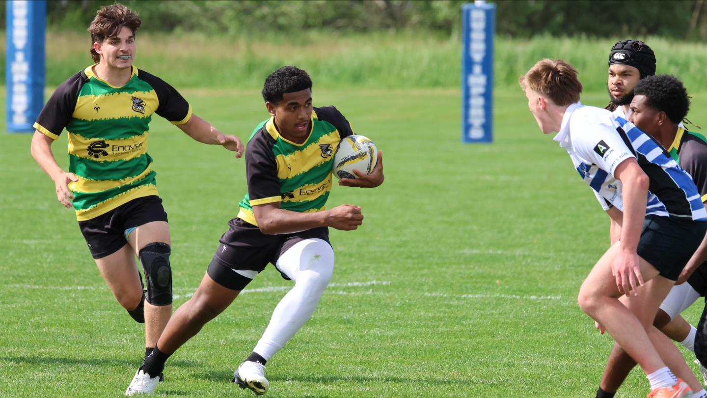 Carmichael vs Fort Hunt in 2026 HS Nationals. Photo Calder Cahill.