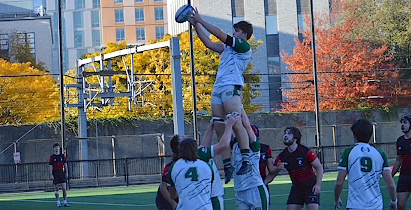 Babson lineout vs Northeastern fall 2025.