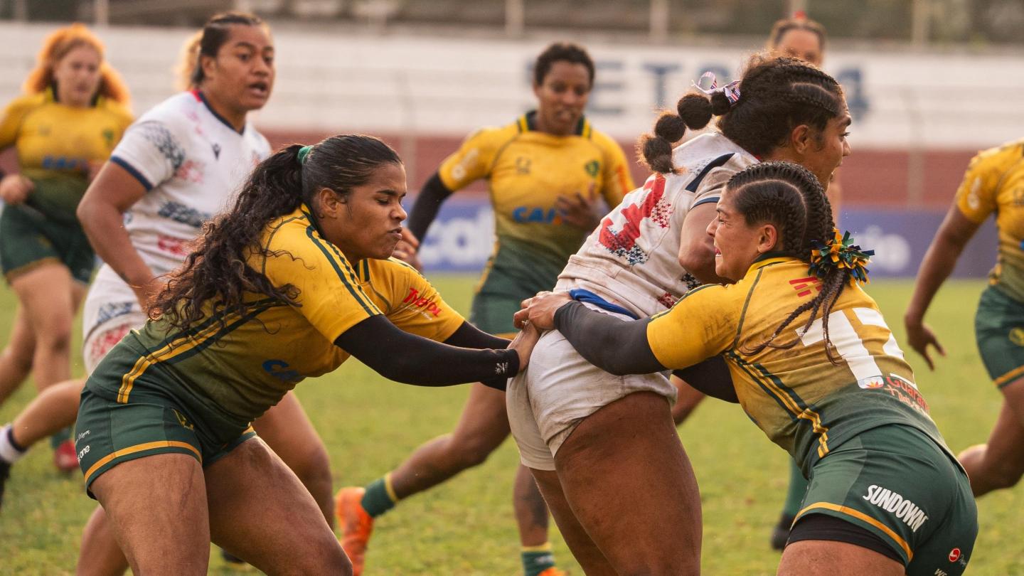 Brazil vs USA Falcons. Photo Rugby Brasil.