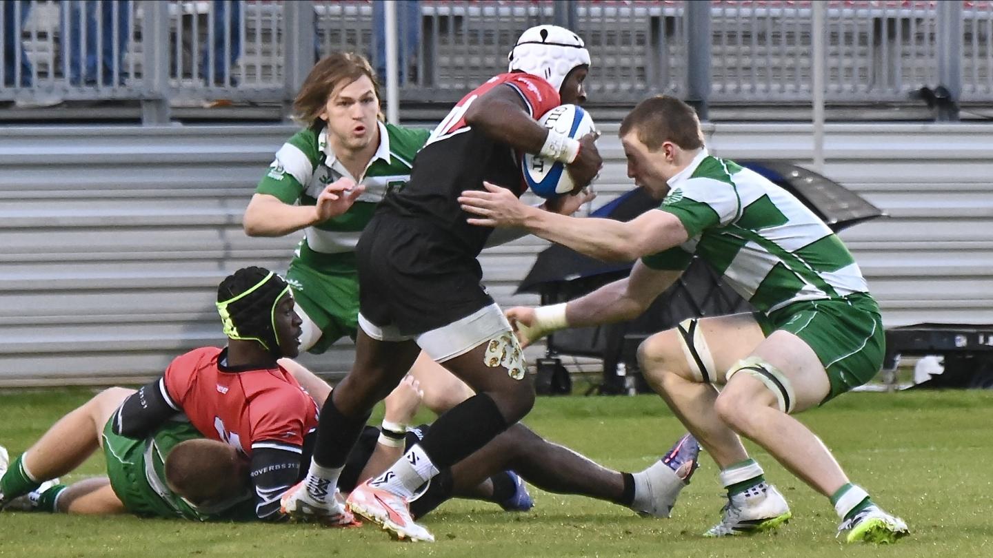 Wheeling just barely got by Dartmouth. 2026 CRC 7s Action from @CoolRugbyPhotos