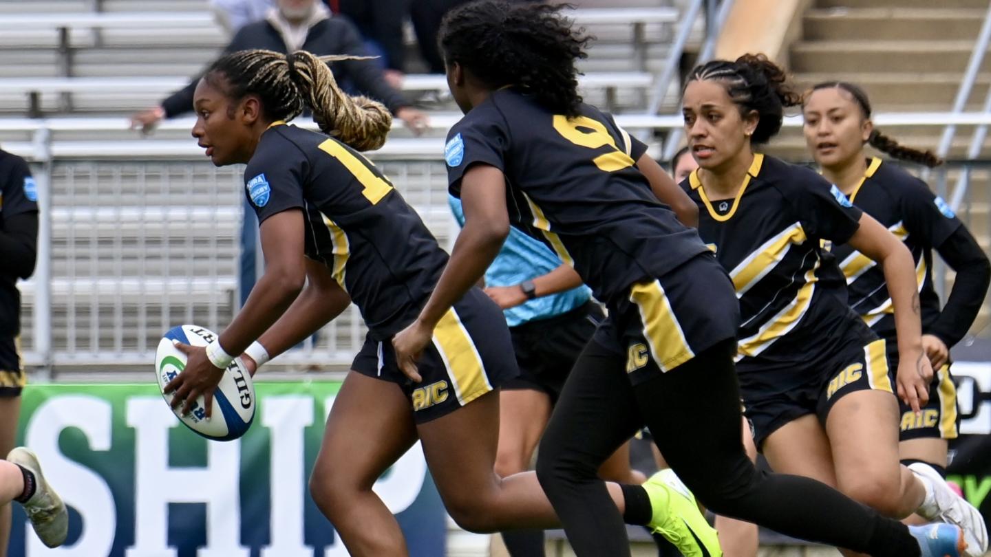 AIC on the charge at the 2026 CRC. Photo @CoolRugbyPhotos.