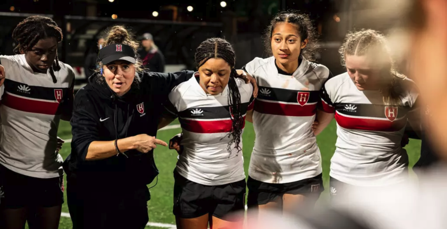Harvard Huddle With Coach Photo by Ryan DeSantis 2026  