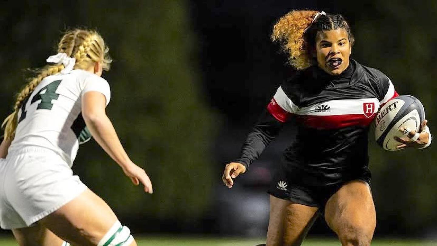 Lennox London for Harvard vs Dartmouth 2025.