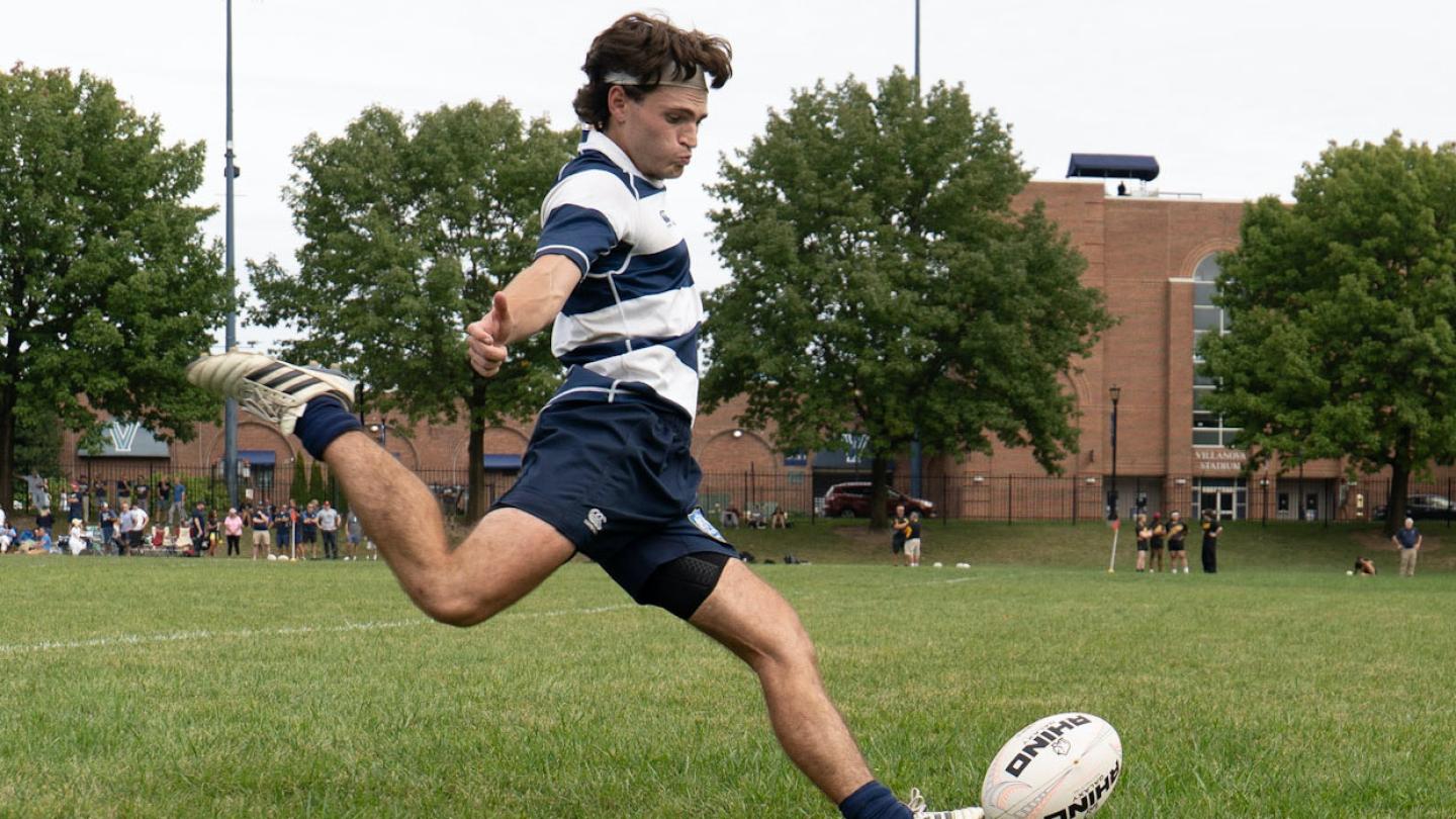 Villanova Flyhalf Nathan Caruso vs. UMBC