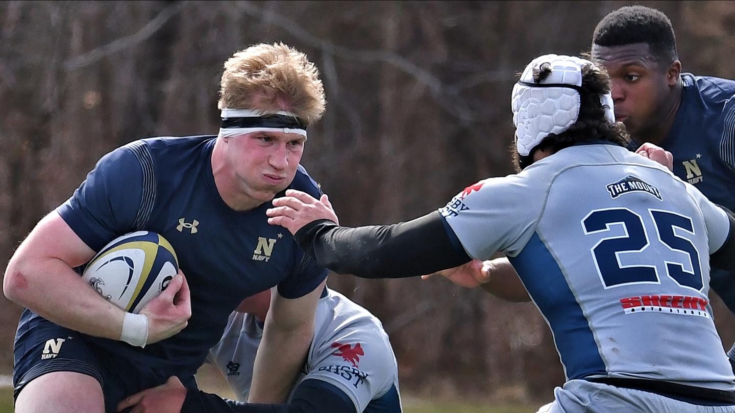 Navy vs Mount St. Mary's from February 21, 2026. Photo David Hughes.