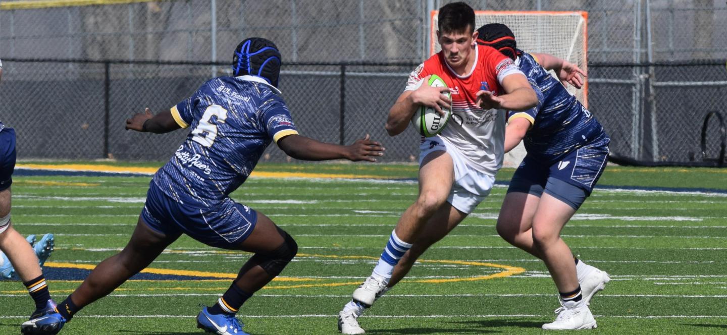 PJ Faul takes the ball up for Bixby.