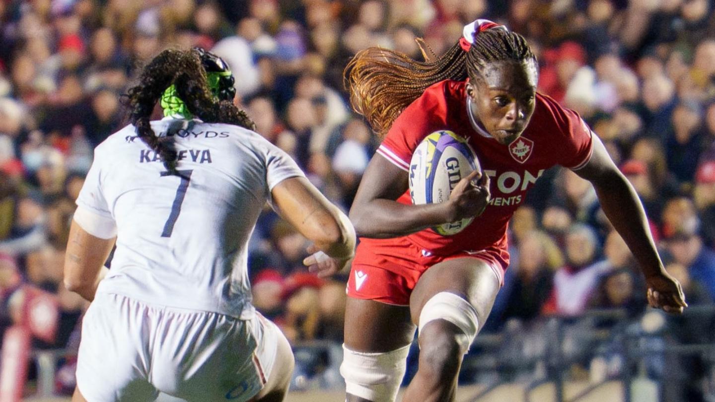 Canada is on top after beating England twice. Photo Rugby Canada.