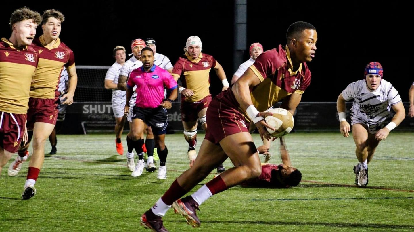 Ayabpnga Mkhokheli for Walsh vs St. Bonaventure. photo Alex Goff.