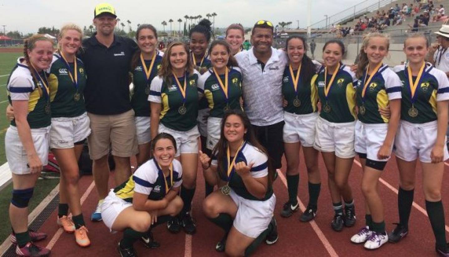 SoCal Girls U18 Champions with Hawkins and Serevi