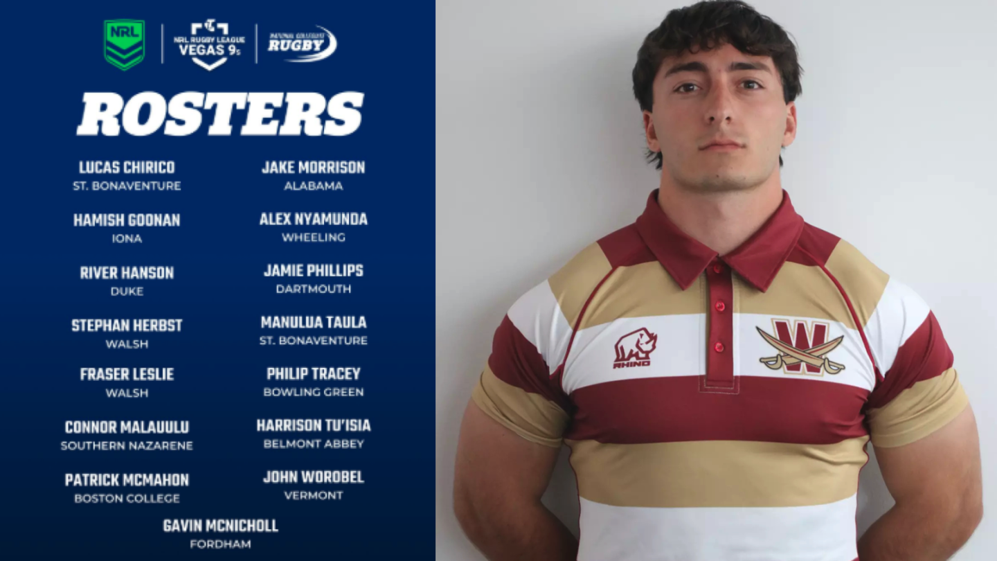Stephan Herbst and the NCR Rugby League All-Stars men's roster.