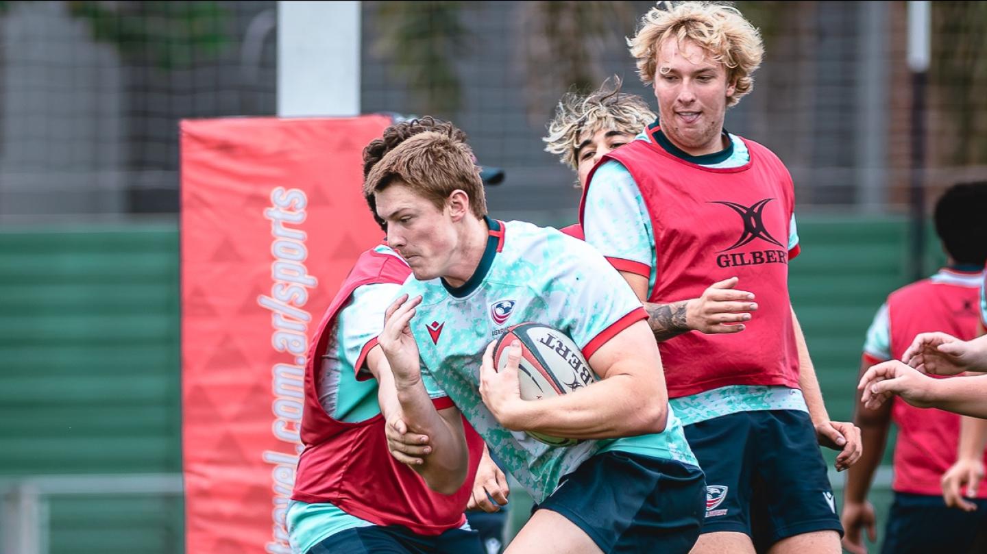 USA U18s training during their 2026 tour of South America. Photo Gonzalo Muinelo. @GonMuinelo.