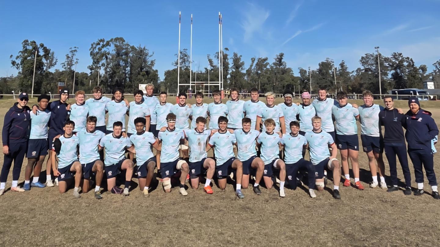 The USA U18s in South America.