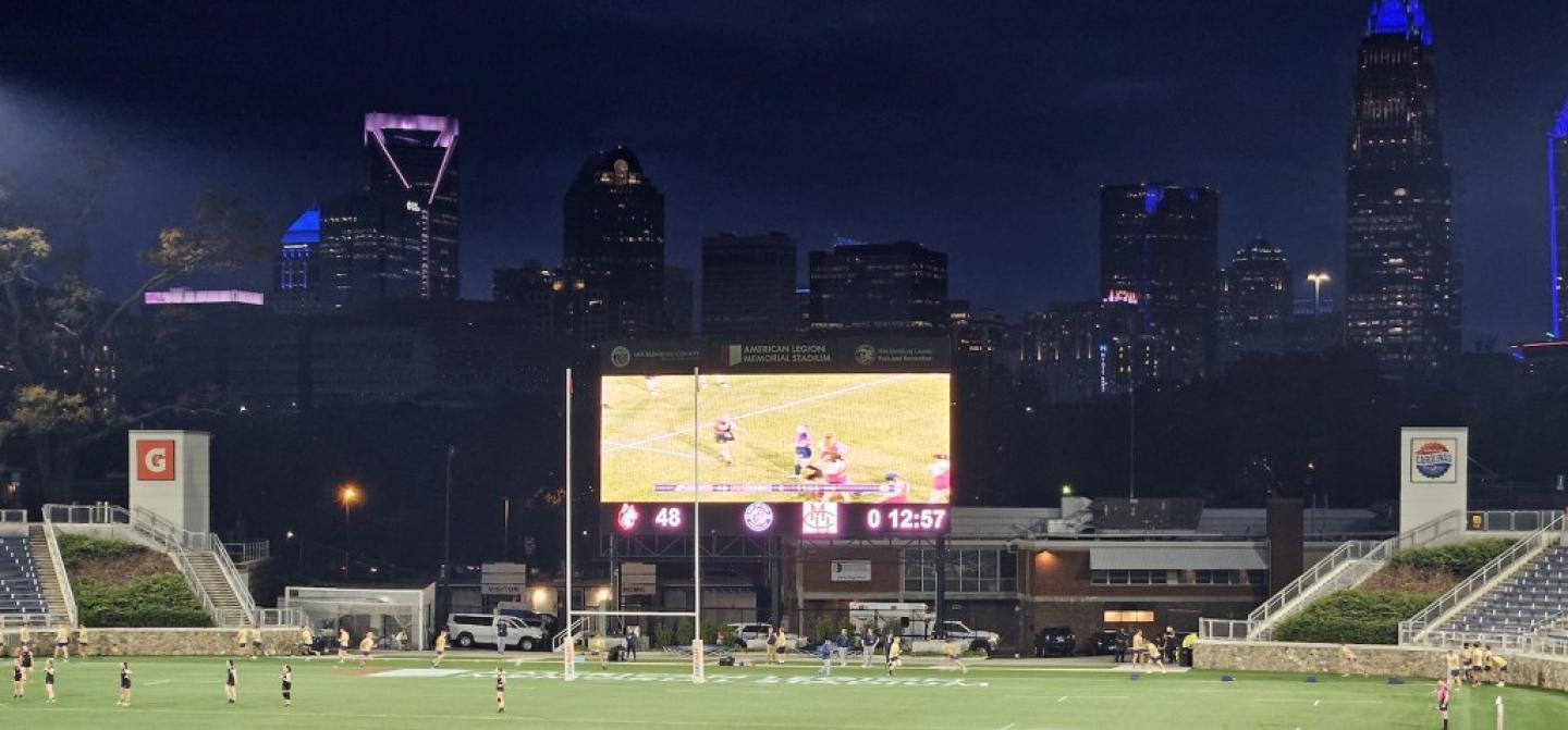 charlotte   am legion memorial stadium skyline alex goff