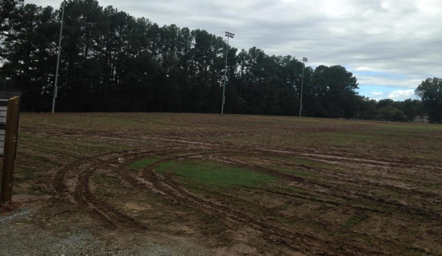 clemsonfieldsafterrain