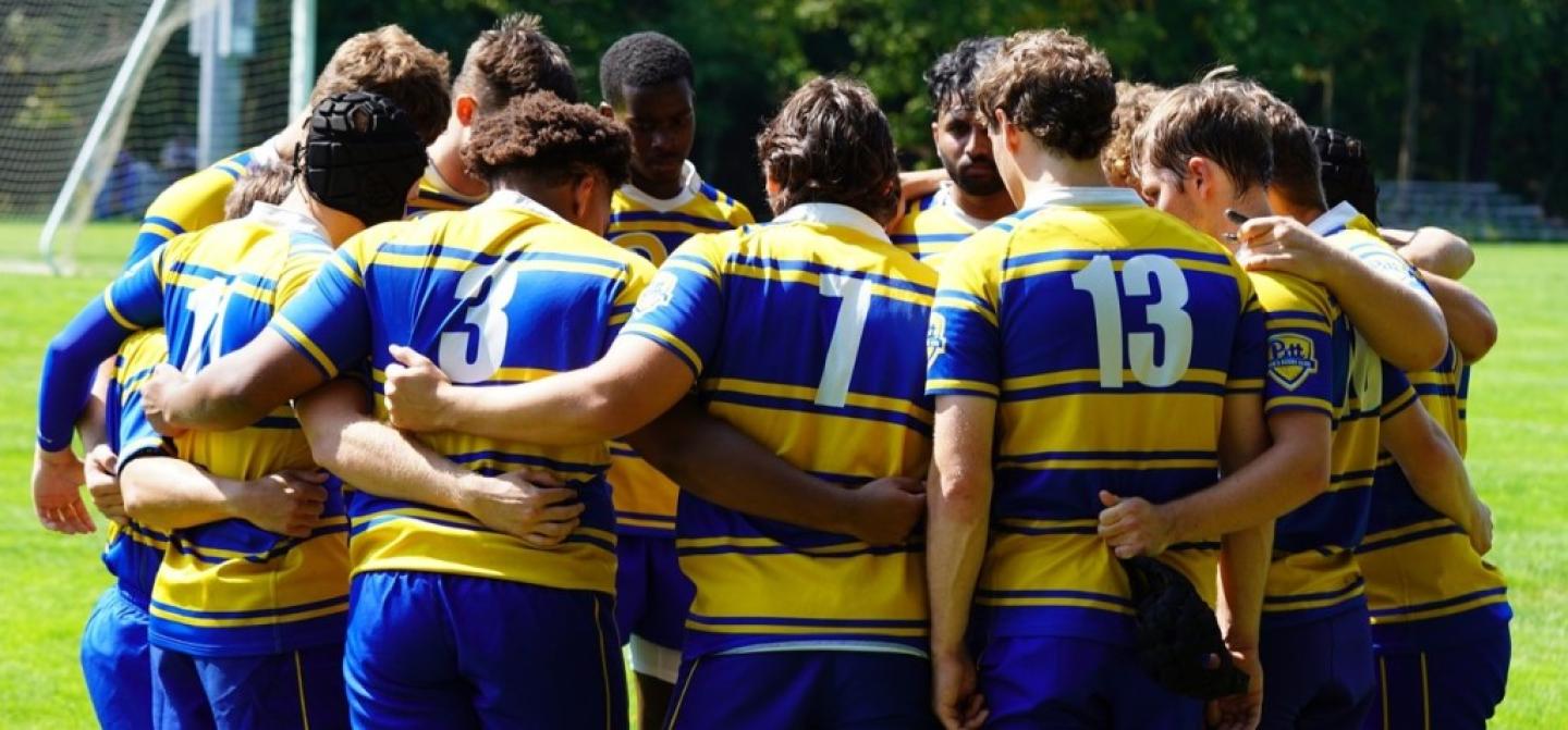 pitt rugby huddle