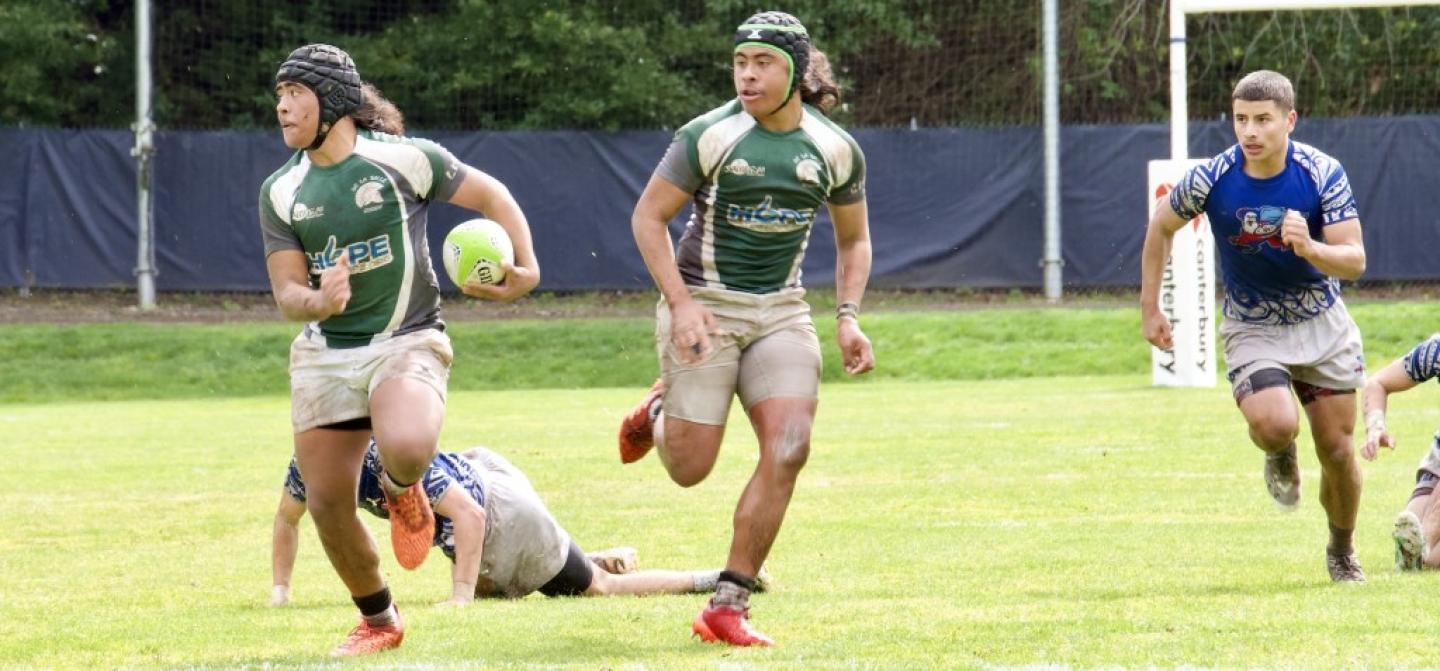 sione manoa on his way to scoring for dls 2024