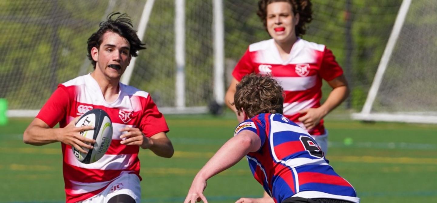 st. johns center paul carvajal looking for space against dematha