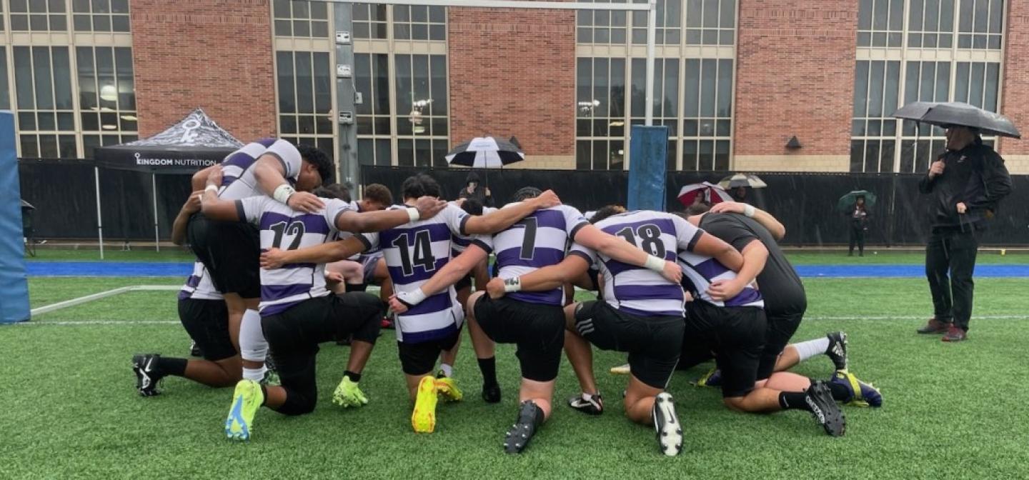 thunder rugby huddle 2023