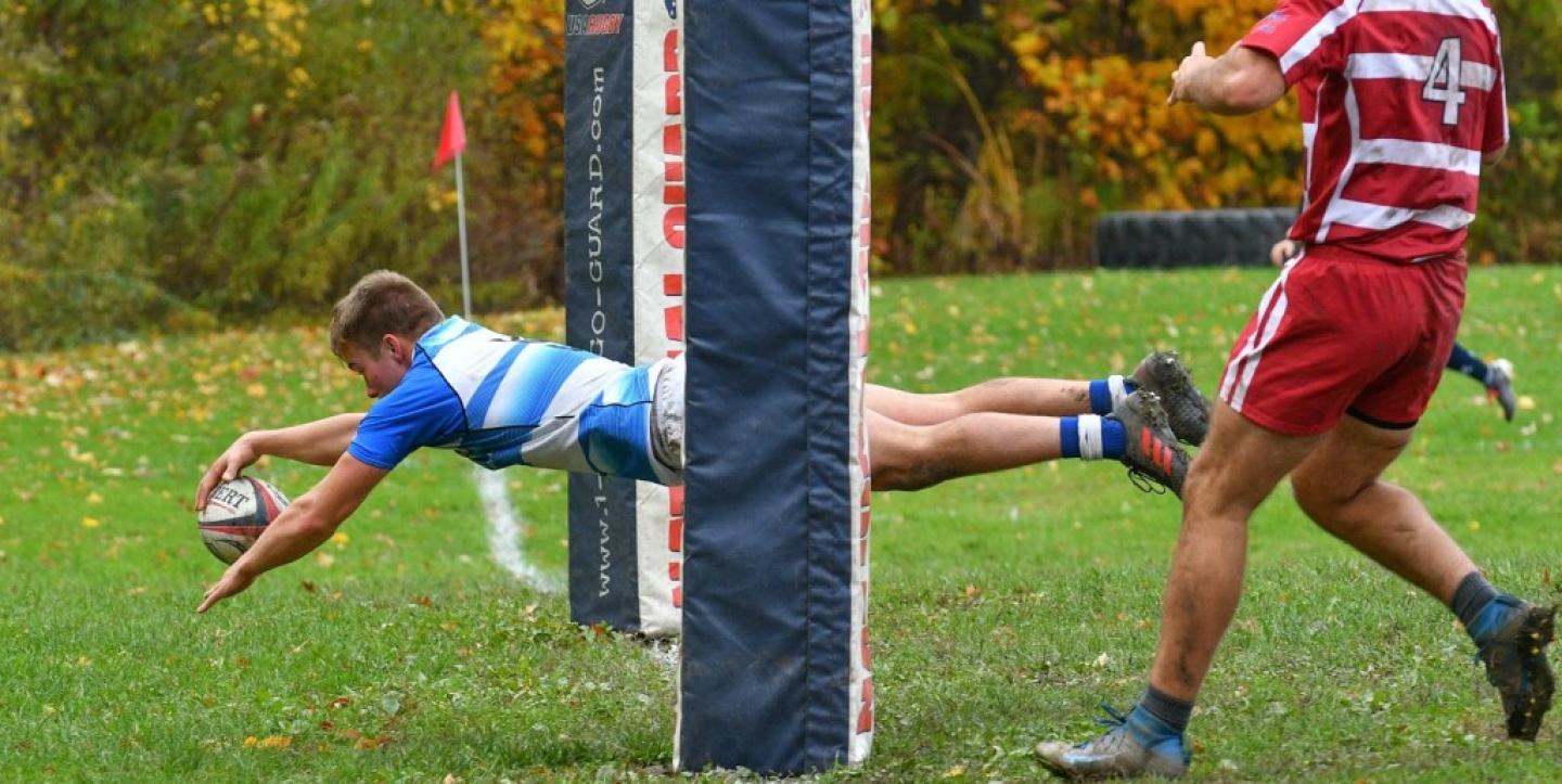 ub scrumhalf paul appleby fred bressette photo