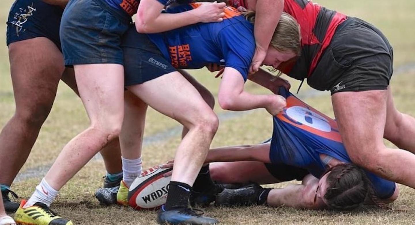 virginia women rugby ruck