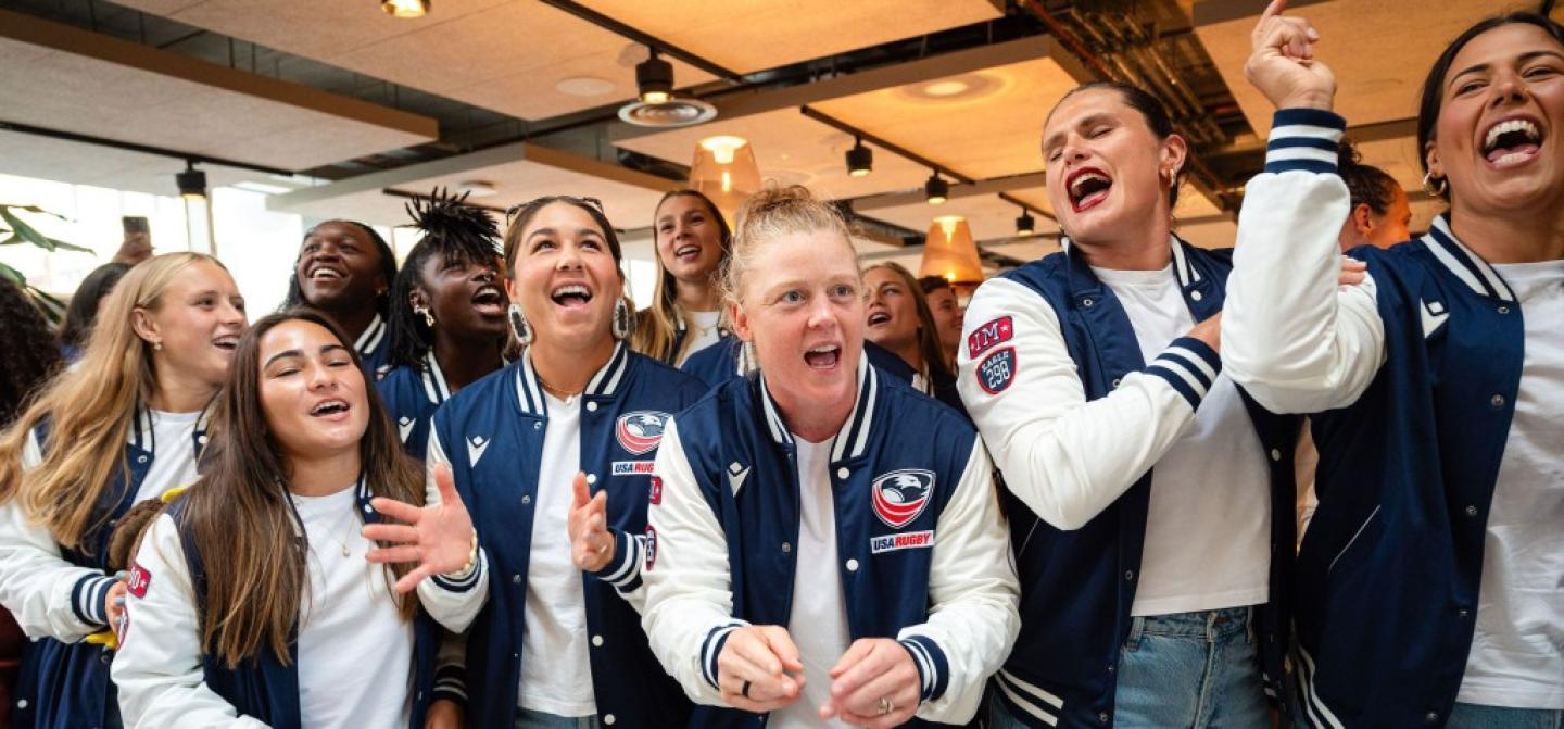 womens rwc 2025 welcome ceremony usa in sunderland