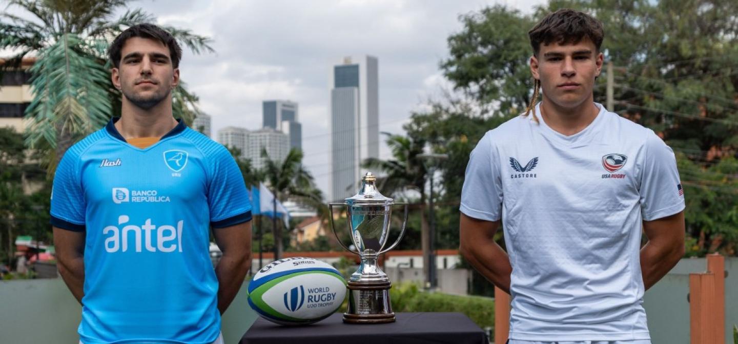 world rugby u20 trophy 2023 captains photo shoot